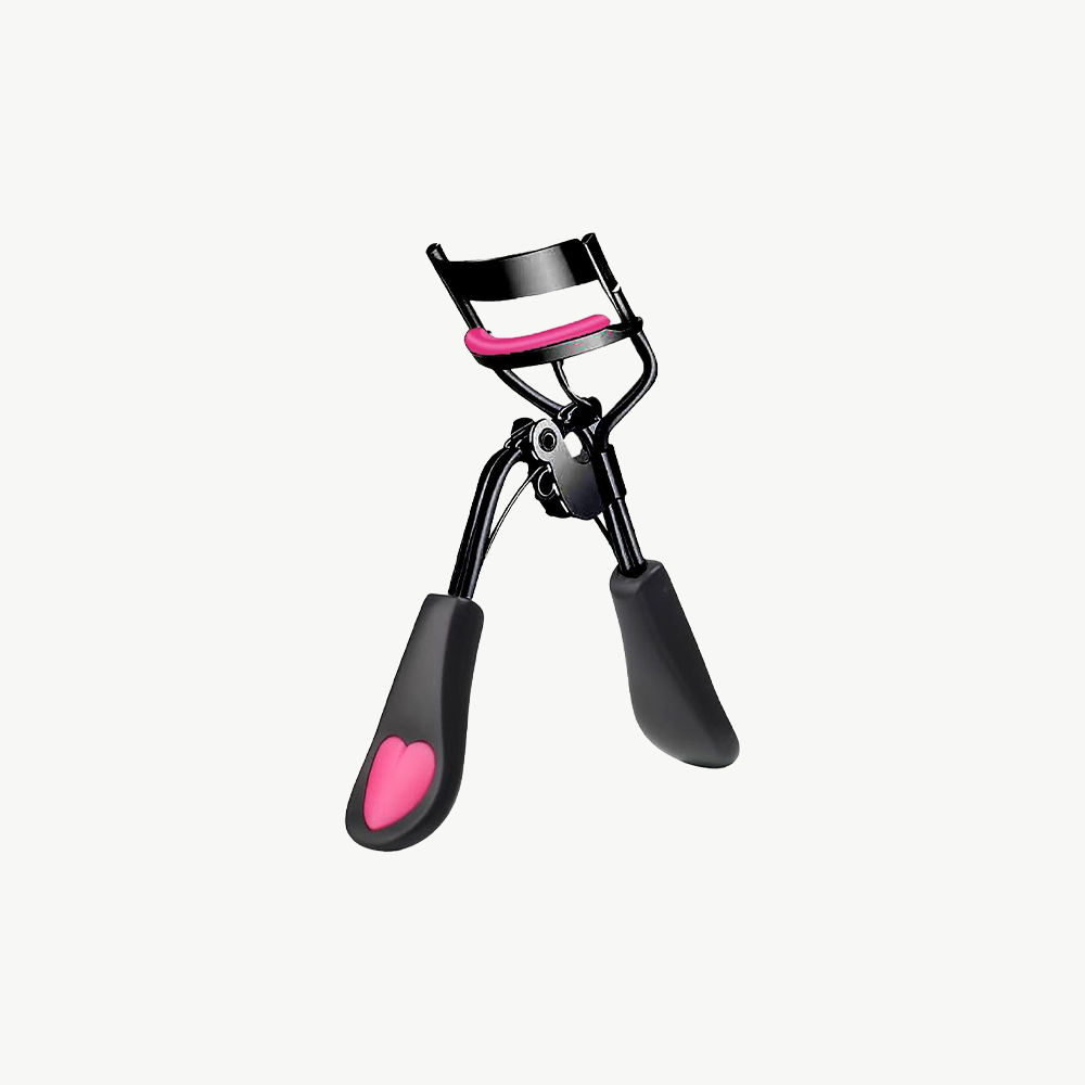 Kalp Desenli Siyah Kirpik Kıvırıcı