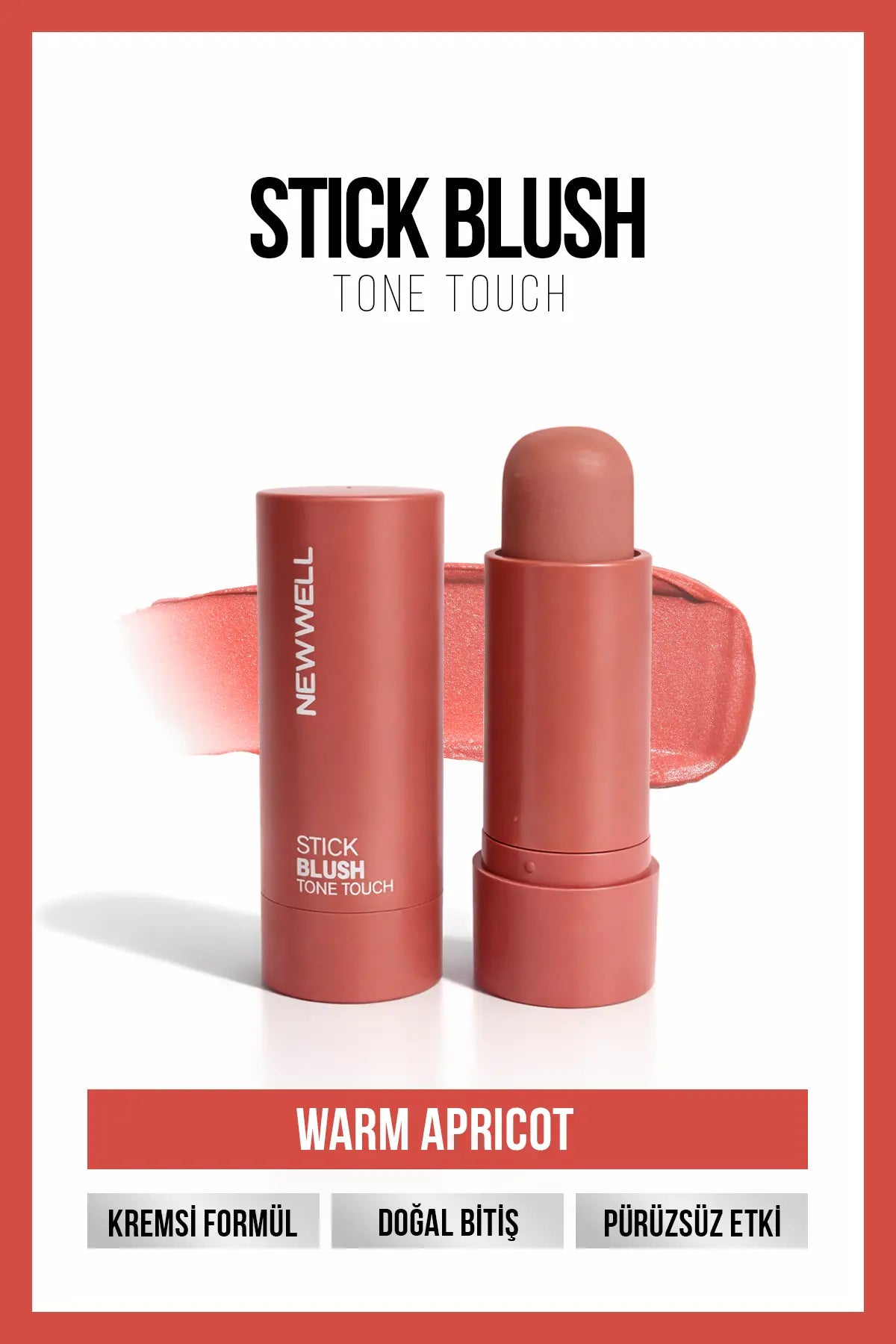 Stick Blush Tone Touch Warm Apricot 01 – Stick Allık