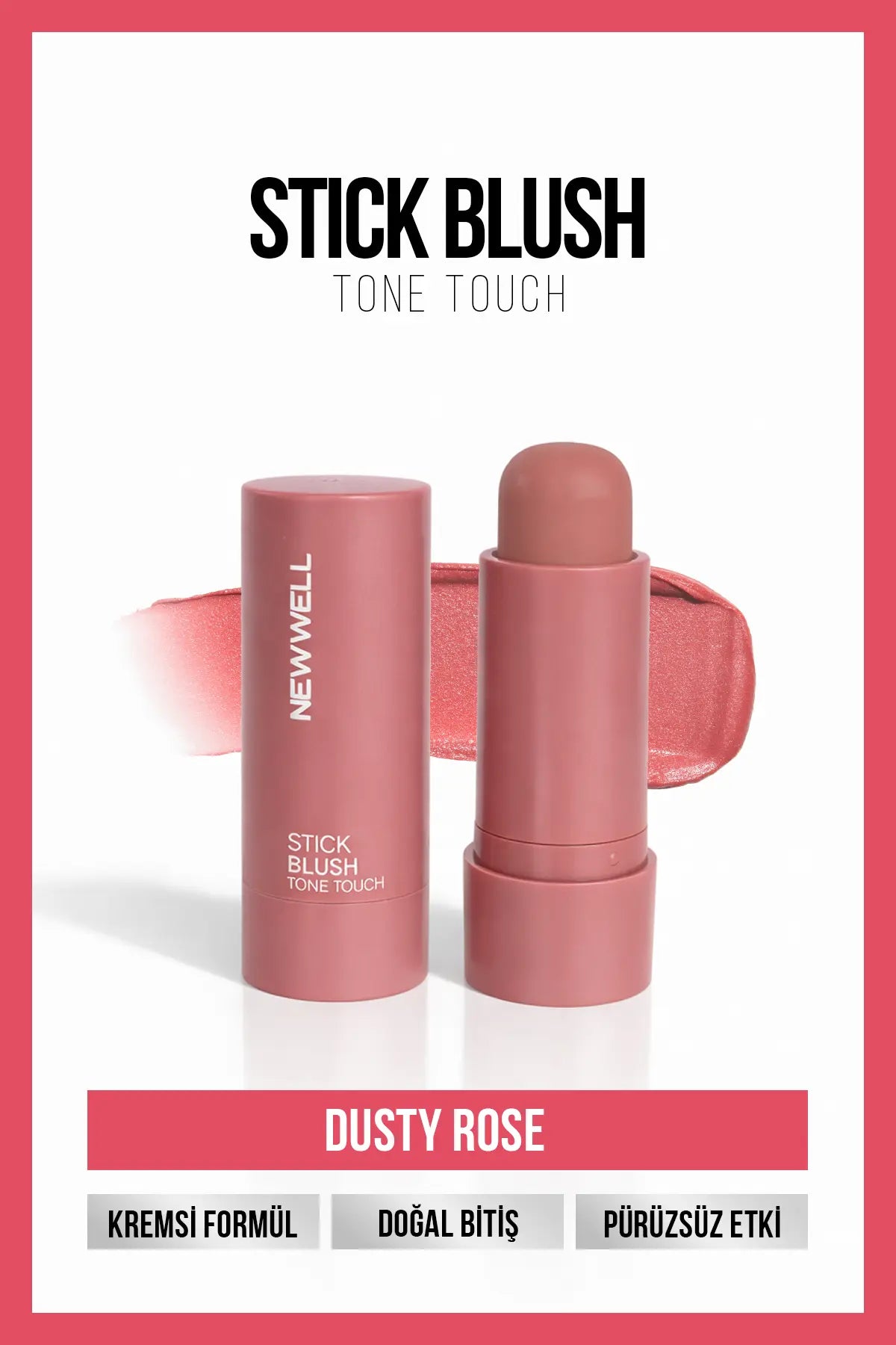 Stick Blush Tone Touch Dusty Rose 02 – Stick Allık