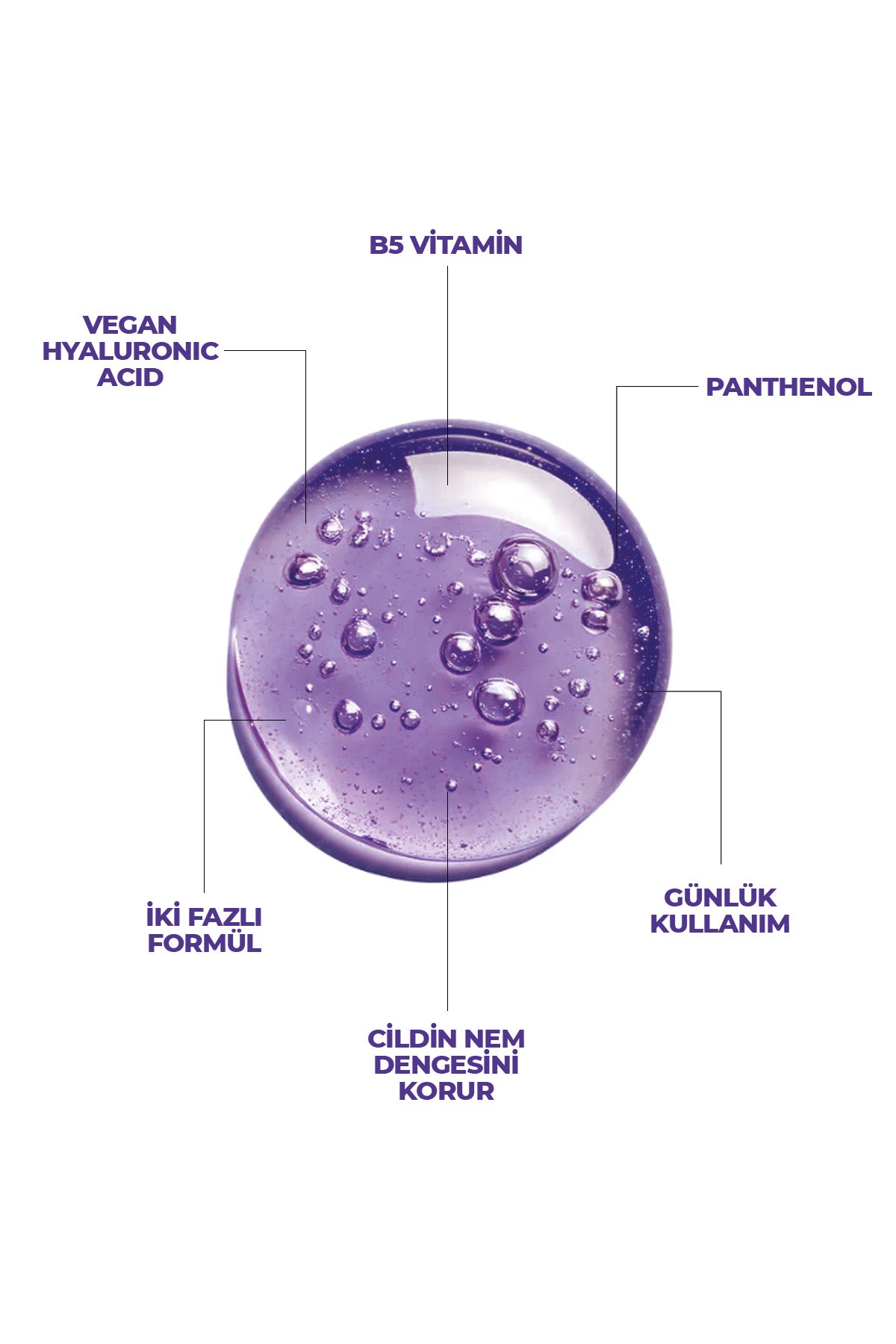 Be-Phase Eye Micellar Water Purple | Göz Makyaj Temizleme Suyu Mor 150 ml