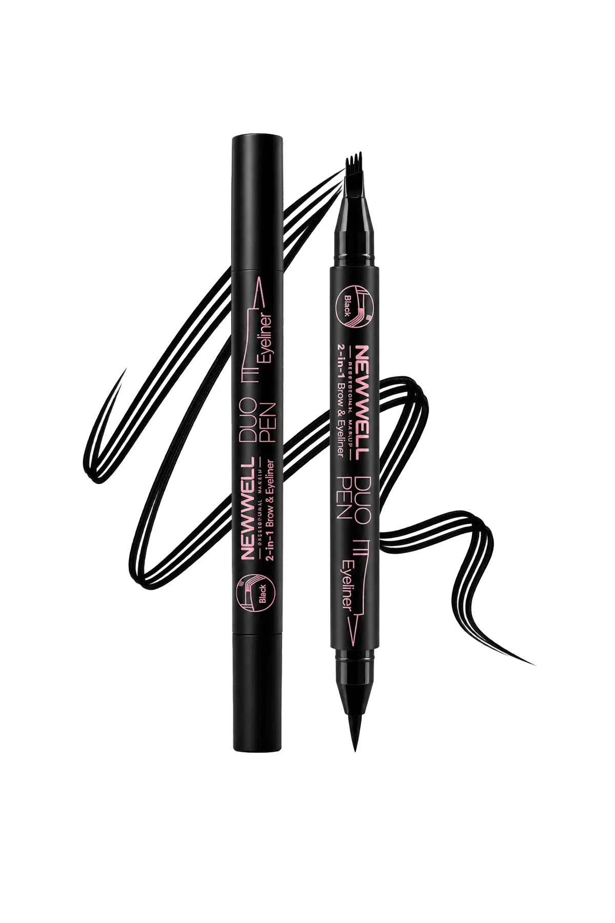 Duo Pen 2-in-1 Brow & Eyeliner Black 01 2 ml
