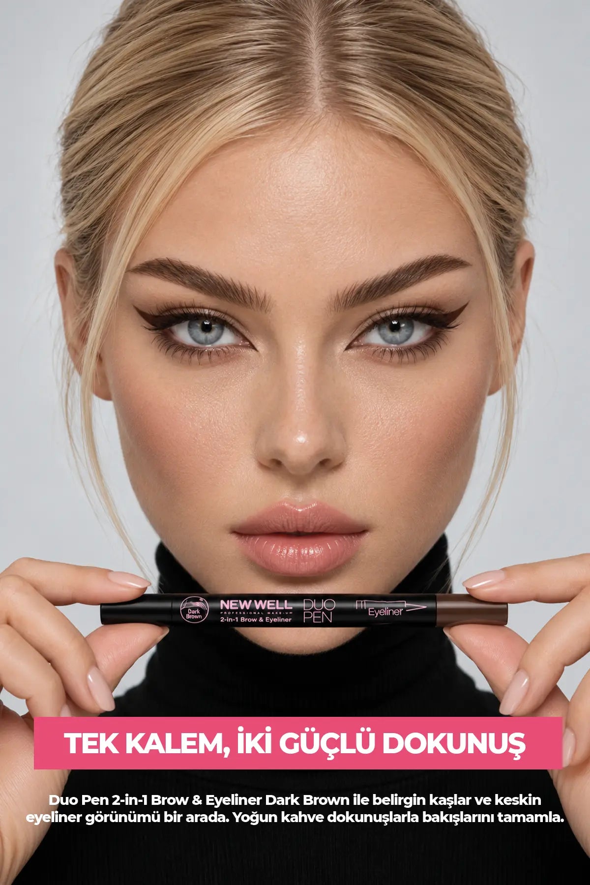Duo Pen 2-in-1 Brow & Eyeliner Dark Brown 02 2 ml