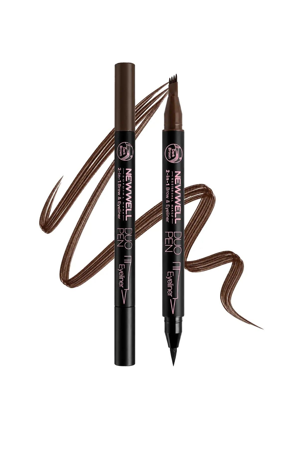 Duo Pen 2-in-1 Brow & Eyeliner Dark Brown 02 2 ml