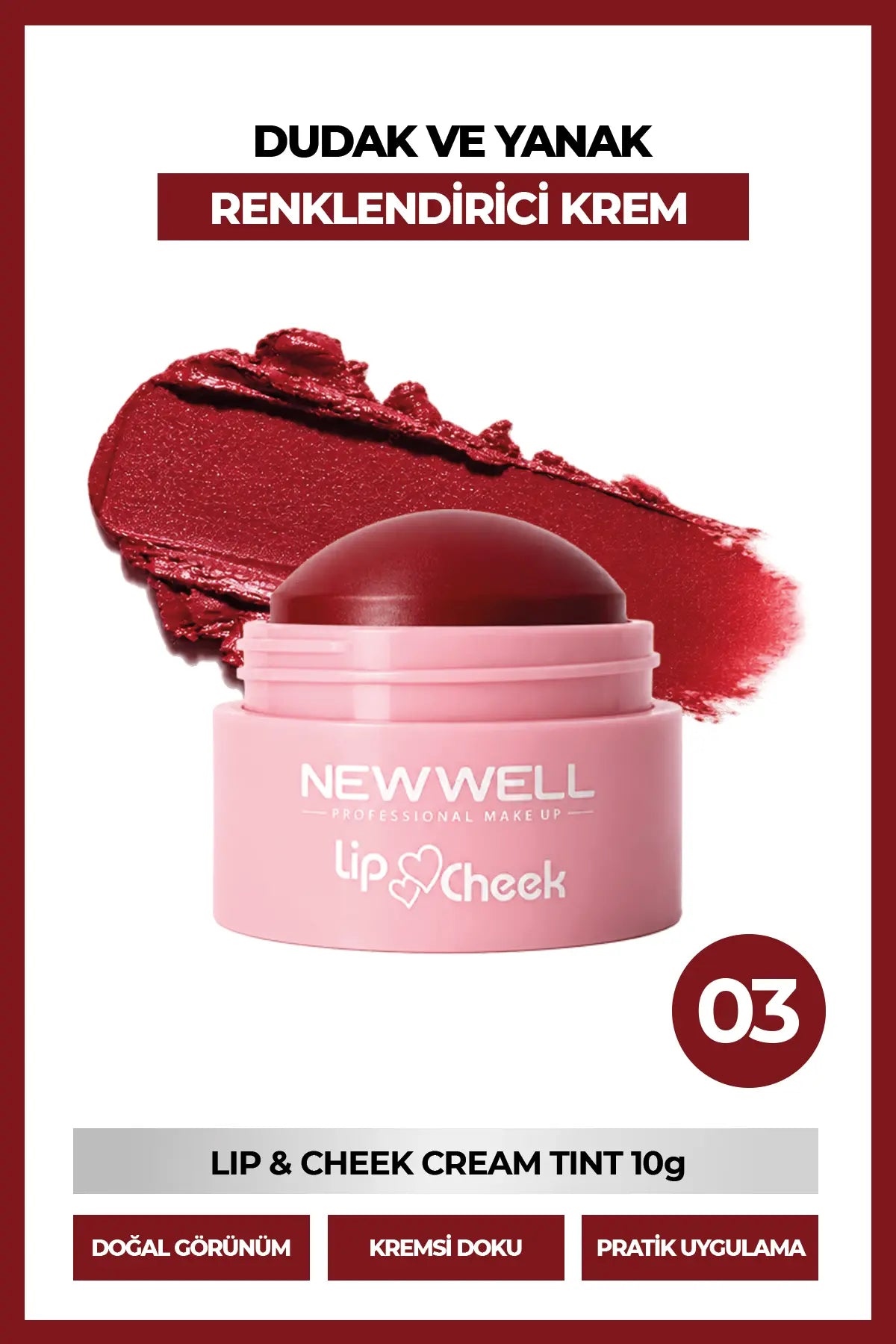 Lip & Cheek Cream Tint 03 10 g