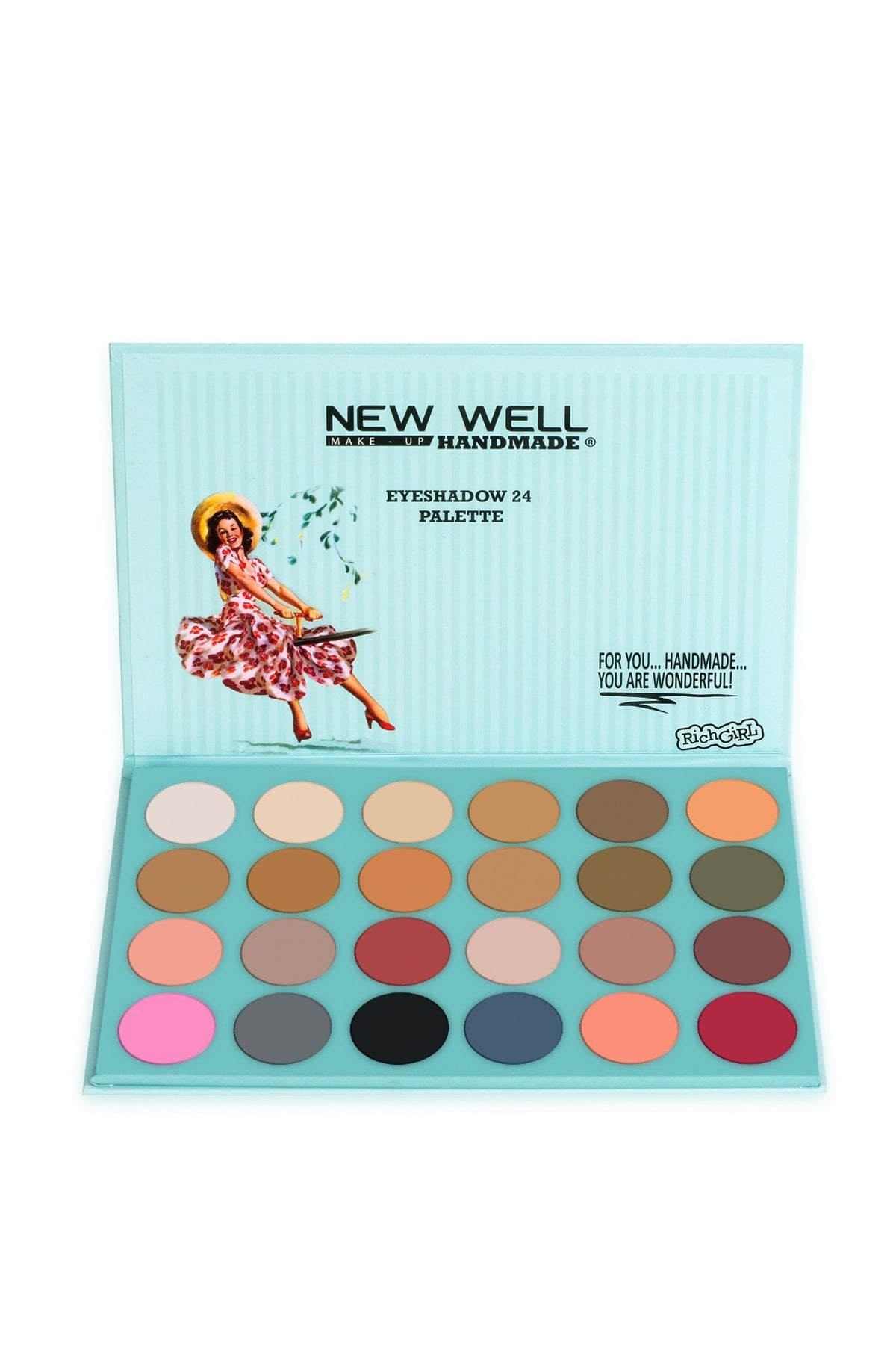 24'lü Göz Farı Paleti - Handmade Eyeshadow Palette Almira 24 Colours 8680923308333