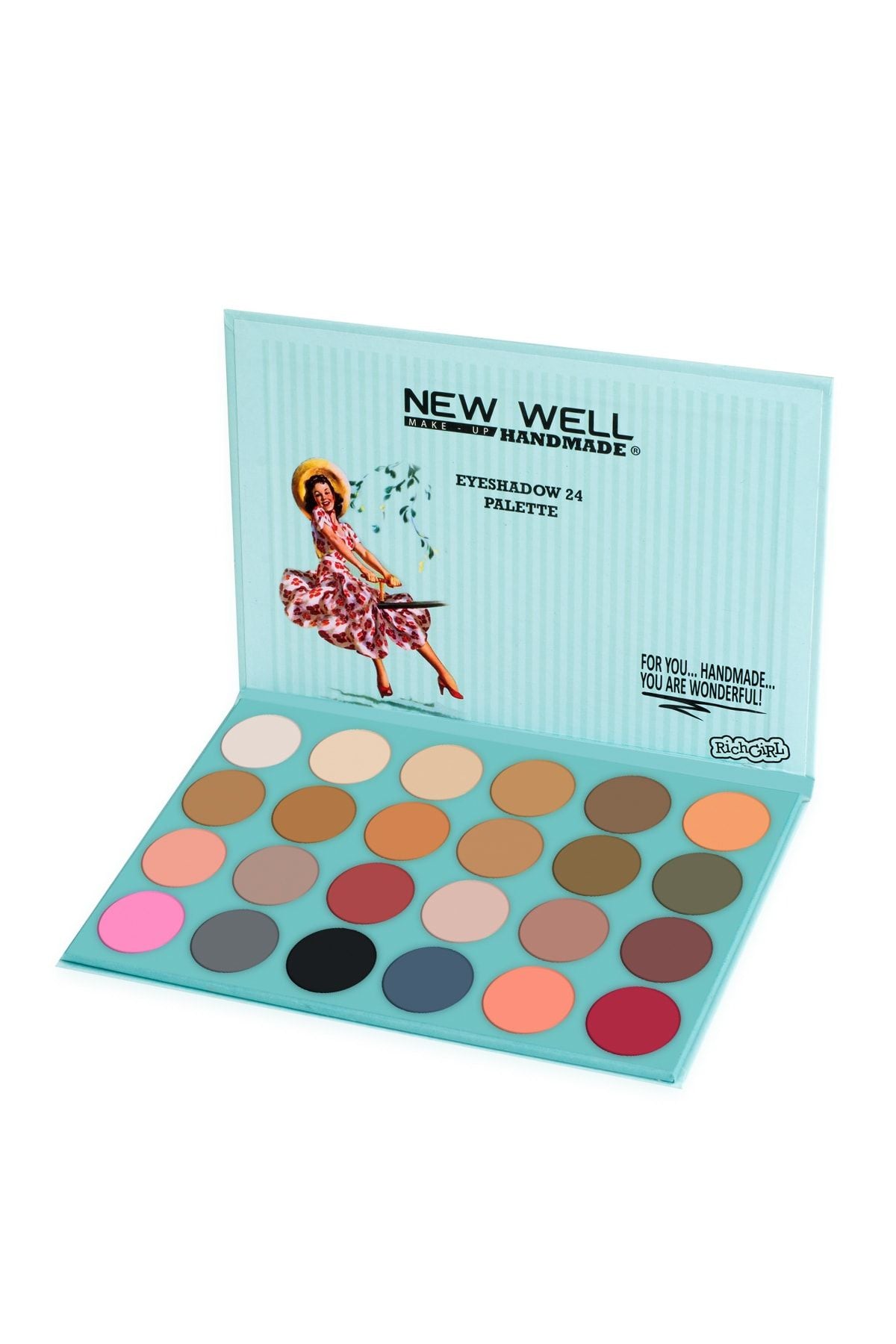 24'lü Göz Farı Paleti - Handmade Eyeshadow Palette Almira 24 Colours 8680923308333
