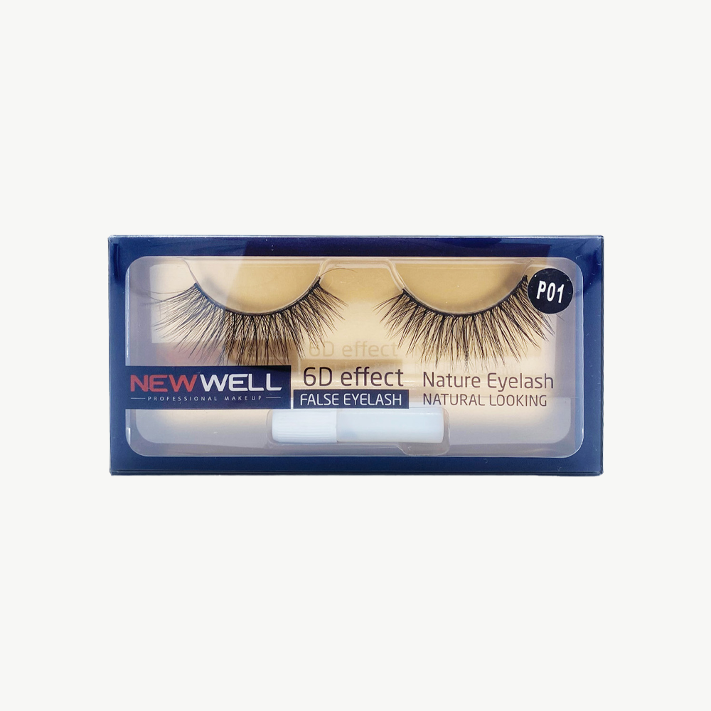 6D Effect Natural False Eyelash P01 Takma Kirpik