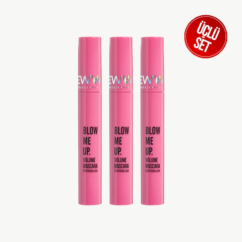 Blow Me Up Volume Mascara 8 ml. - 3 Adet | New Well Makeup
