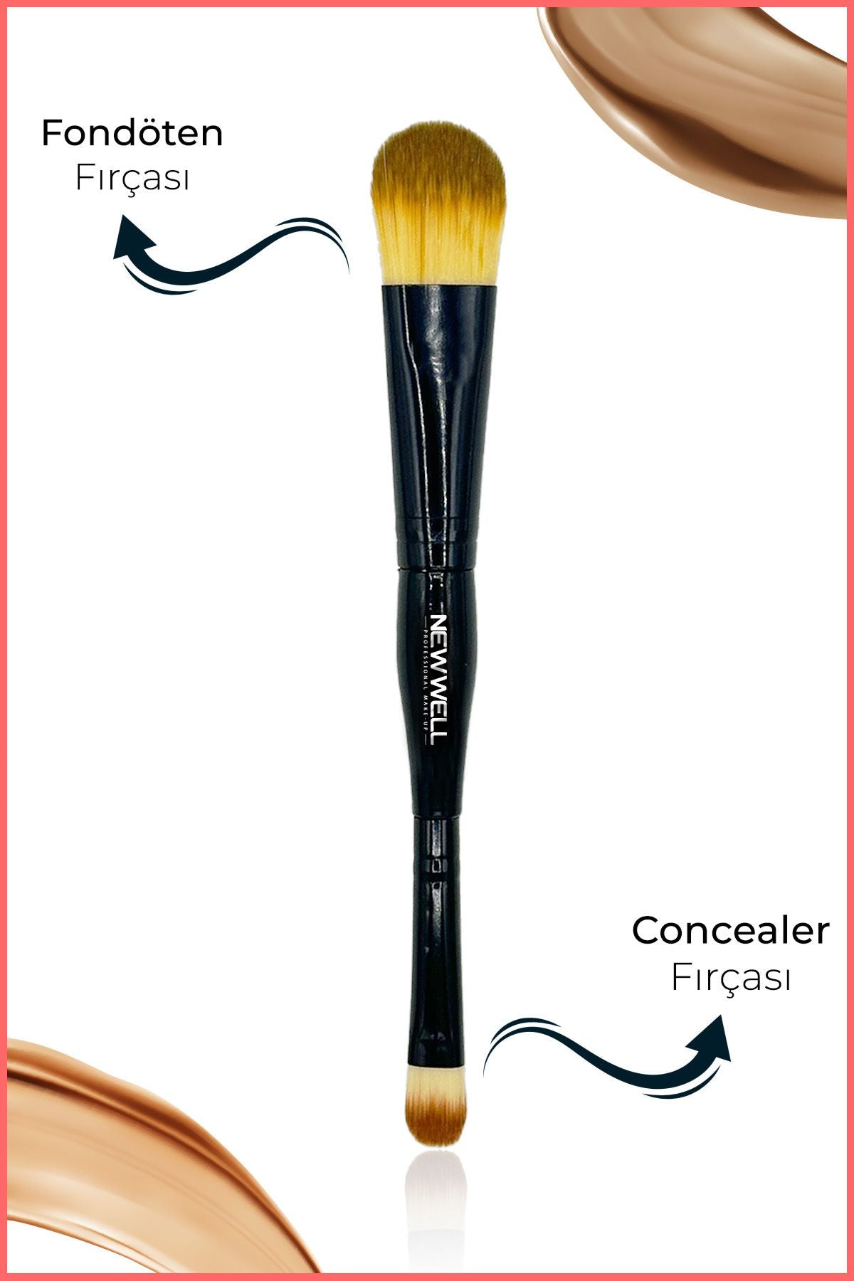 Çok Amaçlı Concealer ve Fondöten Fırçası