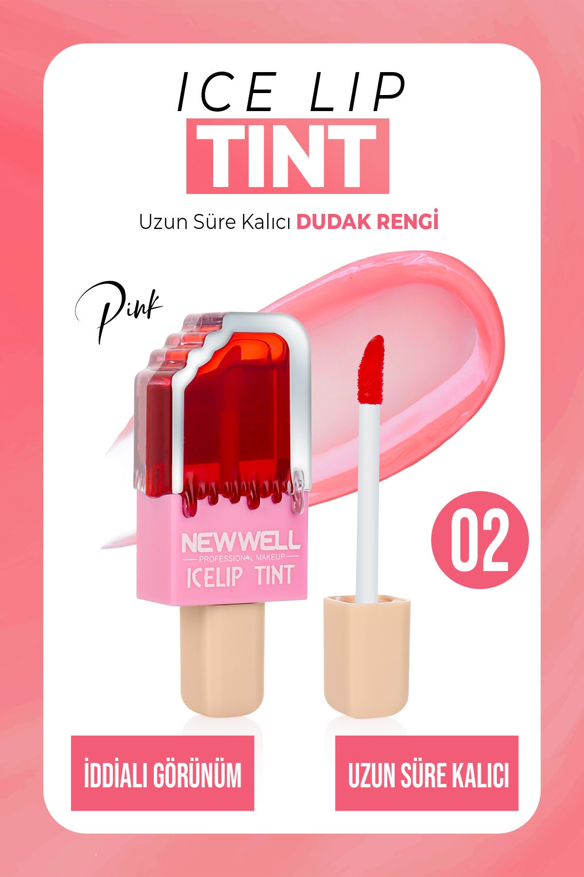Ice Lip Tint Pink 02 6 ML