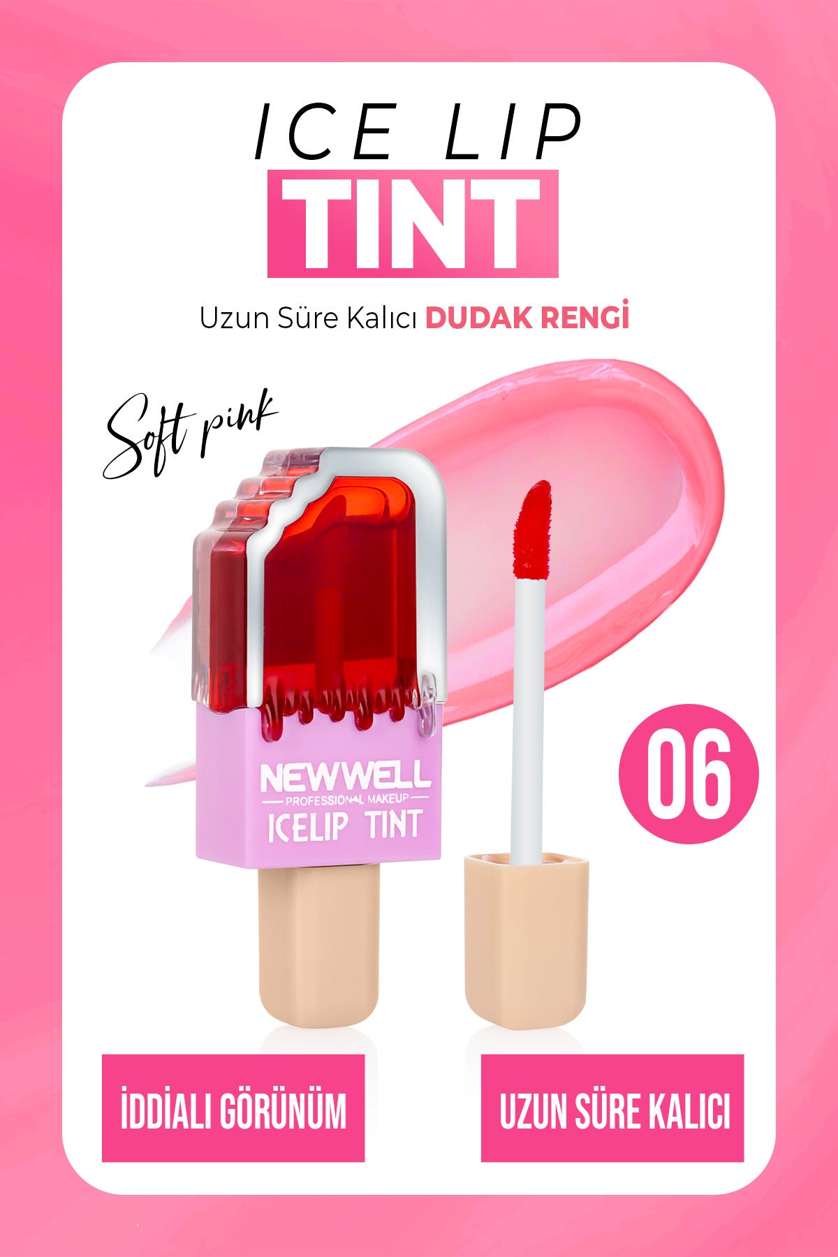 Ice Lip Tint Soft Pink 06 6 ML