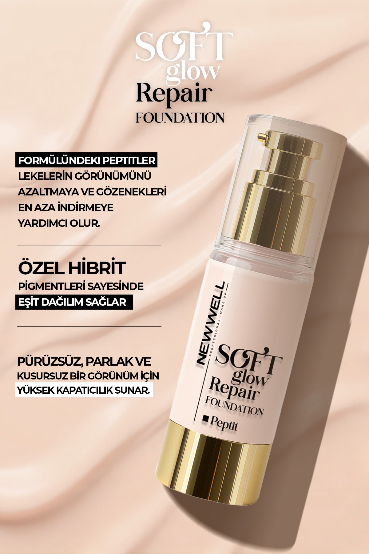 Ivory Soft Glow Repair Foundation Yumuşak Işıltılı Onarıcı Fondöten 30 ML