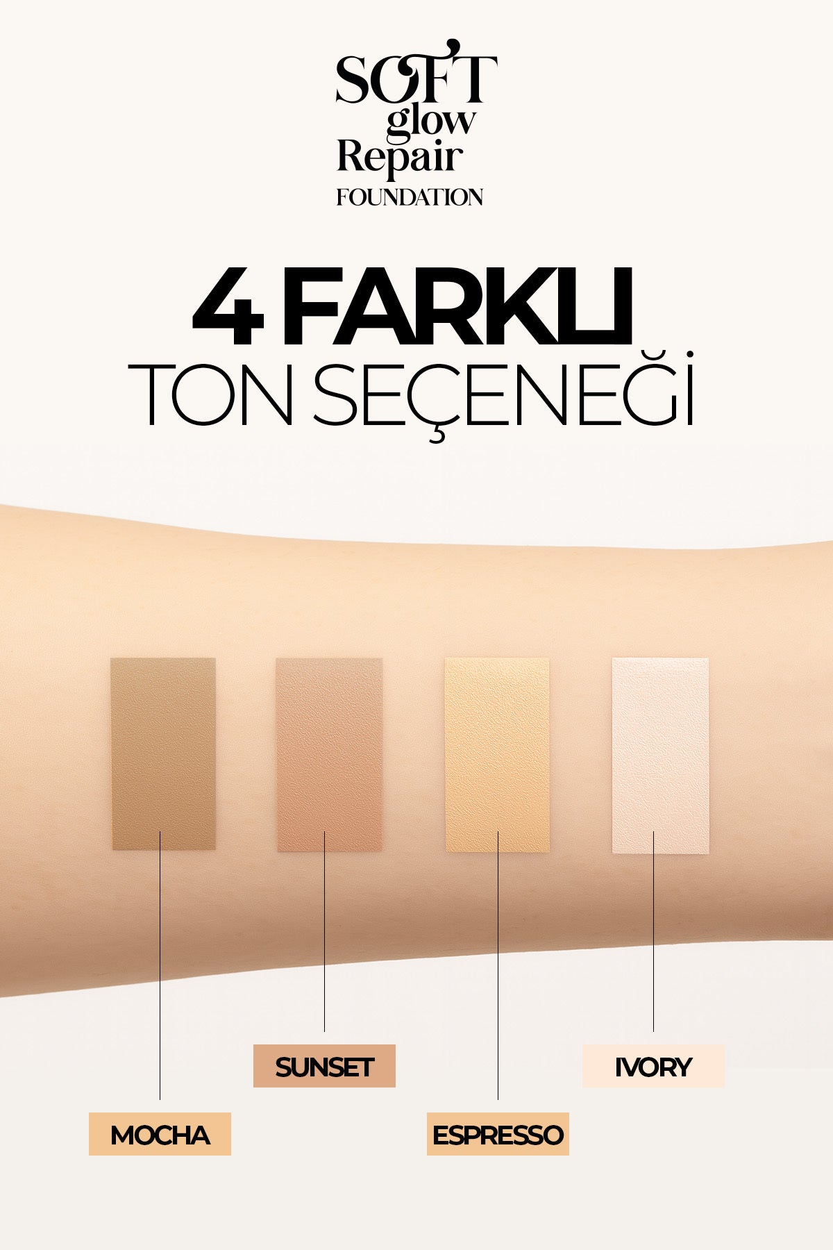 Ivory Soft Glow Repair Foundation Yumuşak Işıltılı Onarıcı Fondöten 30 ML