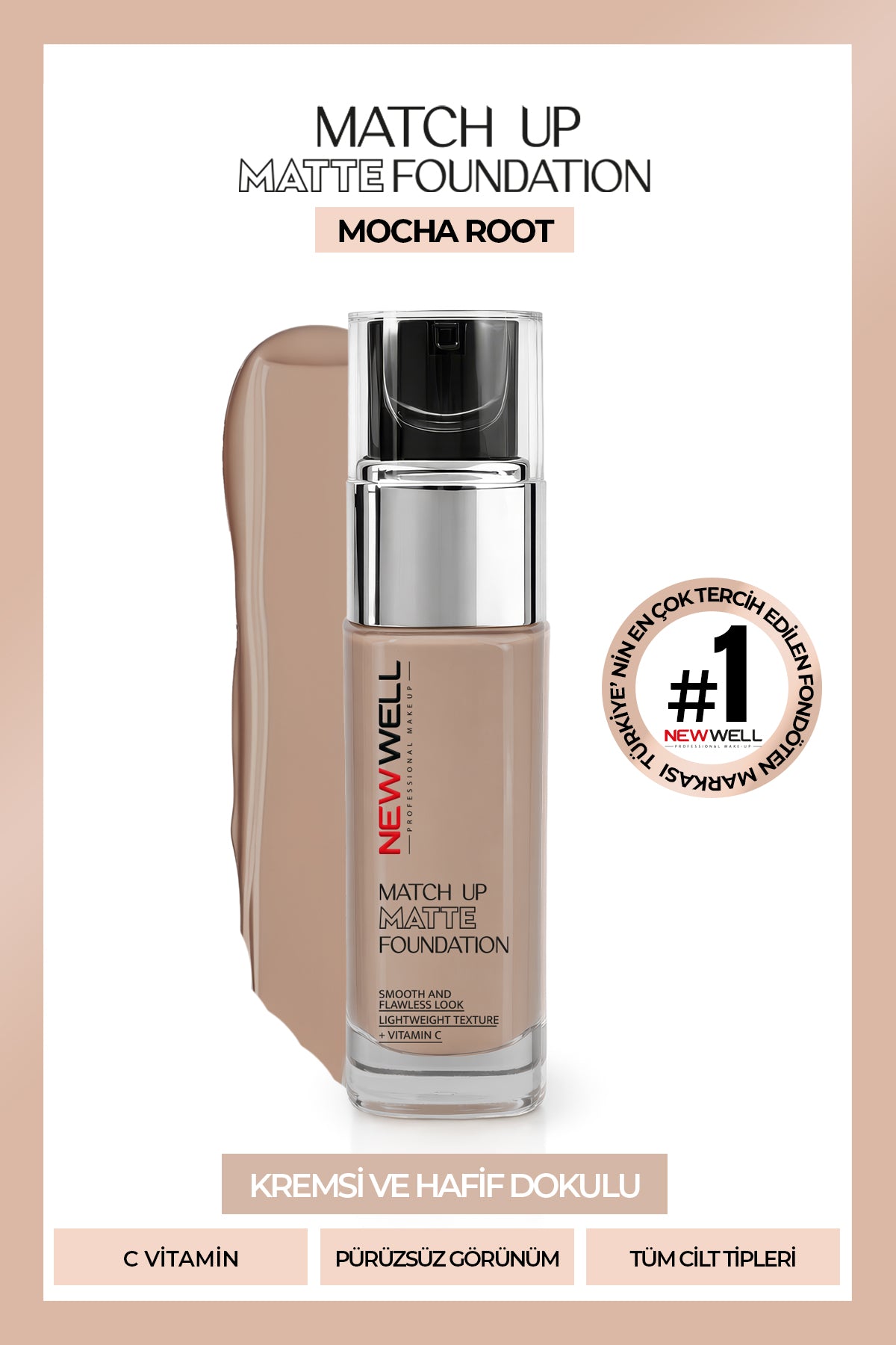 Match Up Matte Foundation Mocha Root 04 34 gr