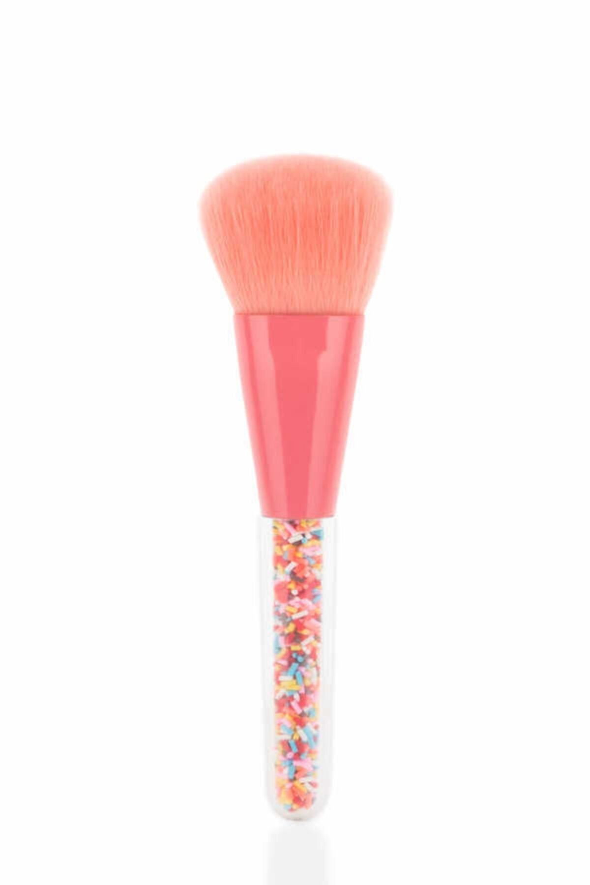 Pembe Bronzer ve Pudra Fırçası 8680923326658