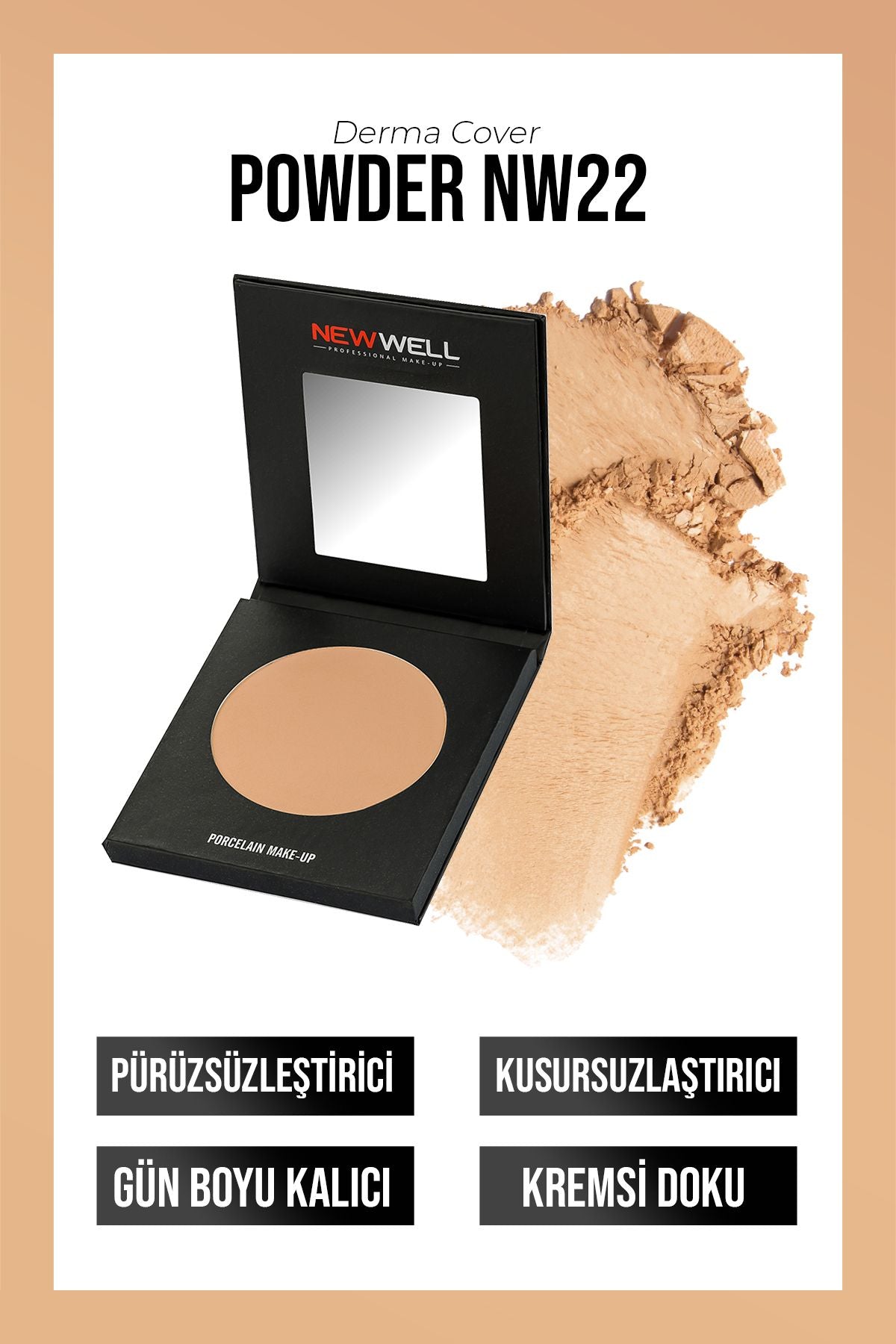Pudra - Powder Porcelain Make-Up NW 22 12 g 8680923319537