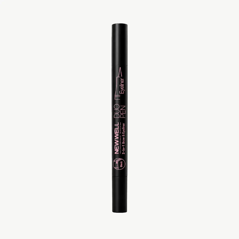 Duo Pen 2-in-1 Brow & Eyeliner Black 01 2 ml