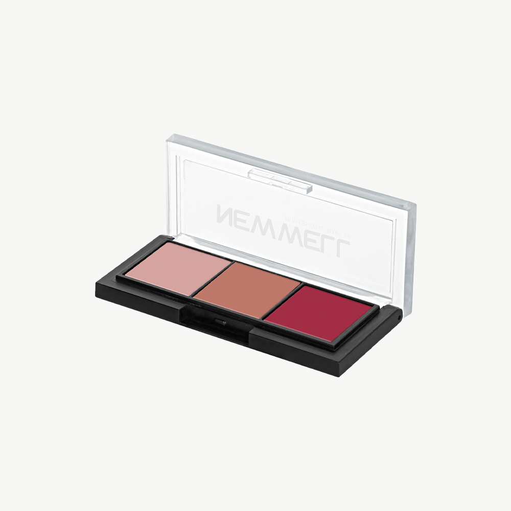 Porcelain Makeup 3'lü Far Paleti 02