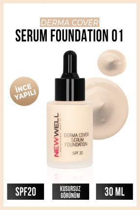 Derma Cover Serum Foundation - 01 - 1