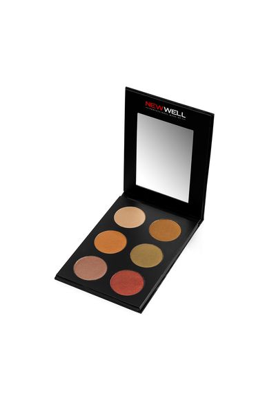 Eyeshadow Palette 51 - Brown Tones - 6 Colours - 1