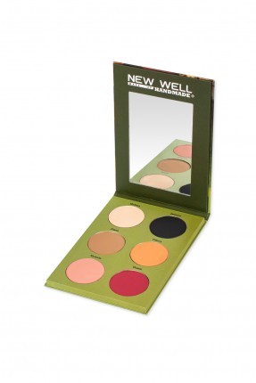 Handmade Eyeshadow Palette - Hanna - 6 Colours - 1