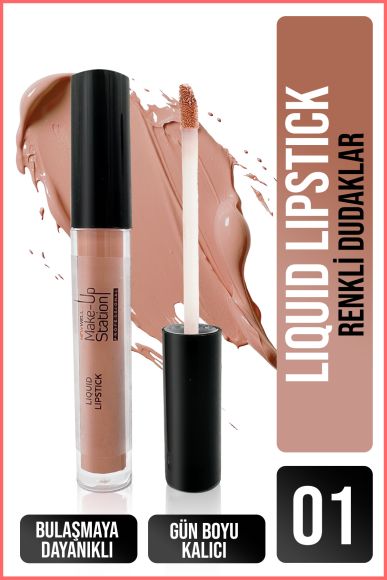 Make Up Station Liquid Lipstick 01 - 1