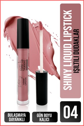 Make Up Station Shiny Liquid Lipstick 04 - 1