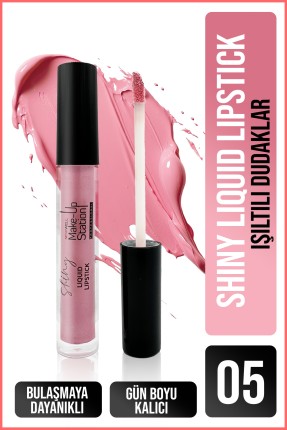 Make Up Station Shiny Liquid Lipstick 05 - 1