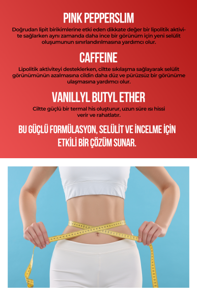 Slimming Cellulite Removal Cream | İnceltici Selulit Giderici Krem 50 ML -Selülit Kremi